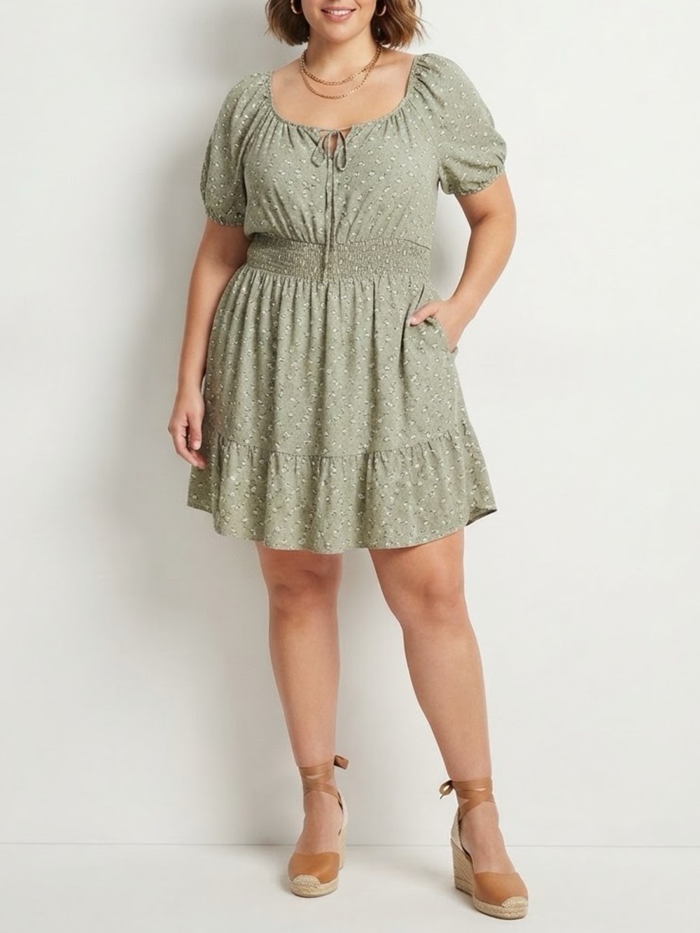 Mimi Chica Floral Mini Dress Size 3X